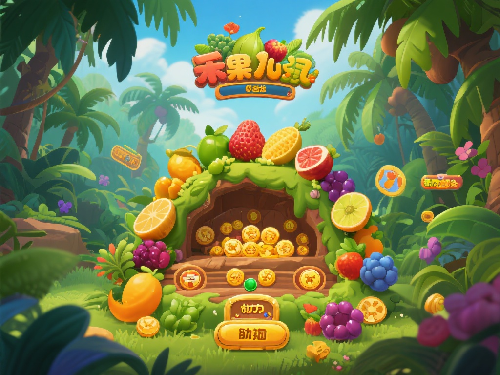 在众多线上娱乐游戏中，有一款以热带丛林为背景的水果