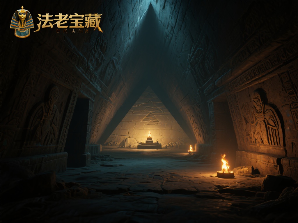 以游戏中的“法老宝藏”关卡为例，当玩家进入金字塔内