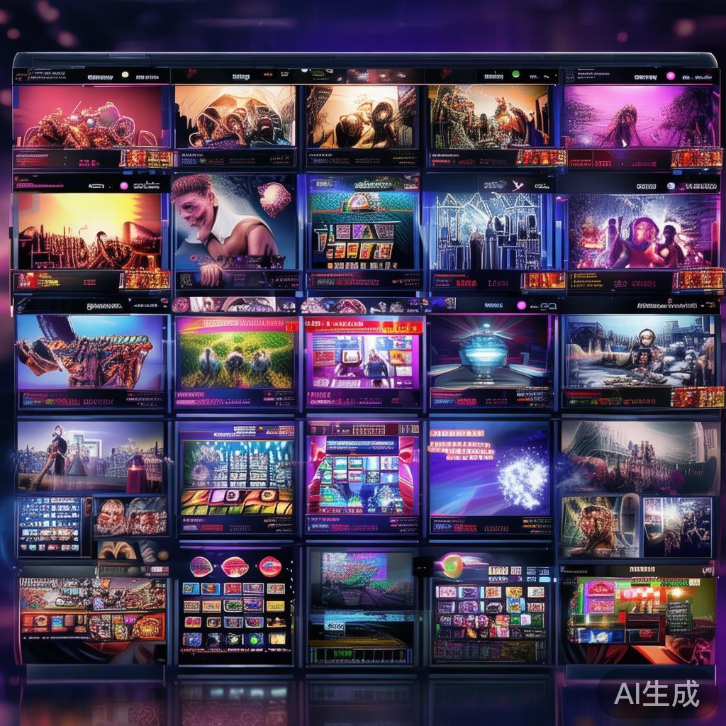 其次，精彩纷呈的游戏内容也是该类平台的特色之一。P